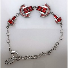 On Aura Tout Vu Paris Art Deco Style Bracelet Moulin Rouge Adjustable Designer