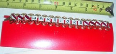 Vintage Bracelets Lot Gumball Novelty Charms Sports Team Gang Warriors Pride NOS