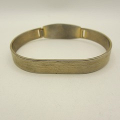 Vintage ID Bracelet Two Tone Not Engraved