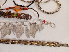 Vintage bracelets. Mixed metals. bangle, cuff, stones, beads. You get all 27