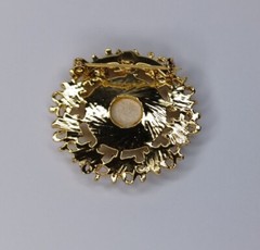 Vintage Mother Gold Tone Pin Round Brooch Mother’s Day