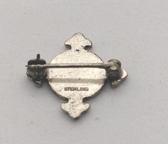 Presbyterian Woman Cross Sterling Silver Brooch Pin Jewelry