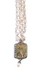 RARE Maximal Art Double Strand Necklace John Wind Patriotic Americana July 4th