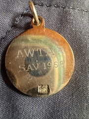 1968 Vintage 10k 1/10 Gold Fill AWTAR SAV Charm Pendant