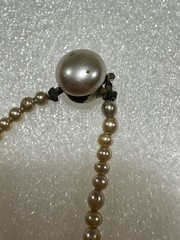 Vintage Du Barry JAPAN Simulated Pearl necklace with Original Tag Cocktail Style