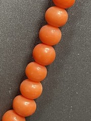 Antique Natural Satsuma Coral Almost Perfect Cascading 4.7mm-8.5mm