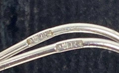 Vintage beautiful earrings Silver 925 Ukraine. Women’s jewelry. Weight 3.51 g.