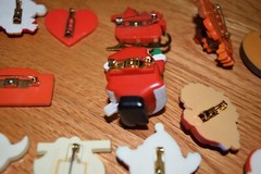 Lot of 20 Hallmark Pins Brooch Christmas Holiday Santa Thanksgiving Turkey Pin