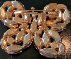 Vintage Lot of Costume Jewelry *Pins,Earrings,Ring,Necklace,and bottle of Beads