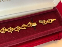 RARE CAMROSE KROSS JBK Jacqueline Jackie Kennedy Emerald Ruby Sapphire Bracelet