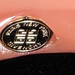Vintage Givenchy Paris New York Runway Coral Orange Resin Lucite Bangle Bracelet