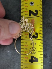Vintage Sterling Silver 925 Gold Vermeil #1 Grandmother Charm Holder Pendant GUC