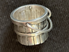 Vtg. FULL NAME HALLMARK BROWN COUNTY BASKETS STERLING CHARM NOS RETIRED