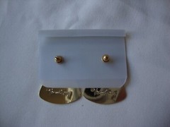 VINTAGE 1970s SAMUEL HUANG CLOISONNE RETRO ABSTRACT GRAY & WHITE ENAMEL EARRINGS