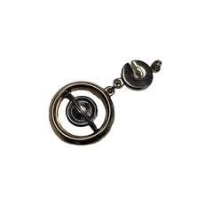 VTG & antique Hickok swivel fob pendant. It features a gold-toned outer ring