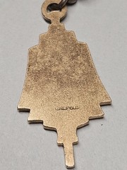 1940s Michigan Football League Championship Sports Charm Bracelet Gold