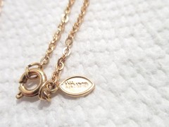 Avon Faux Fire Opal Pendant Necklace
