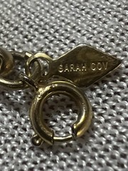 SARAH COVENTRY VINTAGE 33IN NECKLACE AND CLIP ON EARRINGS LOT