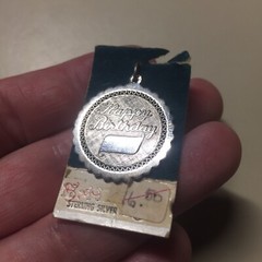 Vintage 1960s Griffith Sterling Happy Birthday Charm NOS