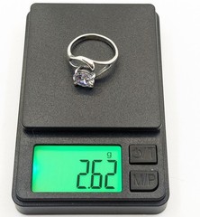 Vintage Elegant RING Silver 925 with Bright Stone-size: 7.5US(17.5mm) Ukraine#16