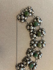 Art Nouveau/Art Deco Mexican Solid Silver Silver Bracelet