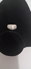 🔥🔥🔥Sterling Silver Ring Beautifully Accented in 14 K Gold 🔥🔥🔥