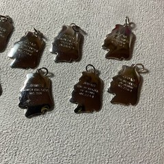 Vtg 12 Disciples Apostles Charms Silver Tone Bible Christian No Bracelet
