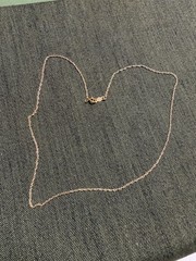 Vintage SOLID 14KT Gold Stamped 15″ Necklace Chain 1 Gram