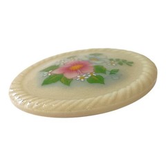 Avon Spring Bouquet Floral Brooch Pin Ceramic Flower Cottage Garden Porcelain
