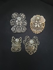 Vtg 90s Jane’s Angels of Love (AOL), Multi Tone Angel Pin/ Brooche Lot