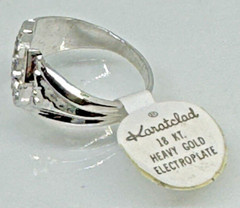 Vint Uncas Horseshoe Ring 18k Heavy Gold Electroplate NOS NWT Sz6 Unisex/Child’s