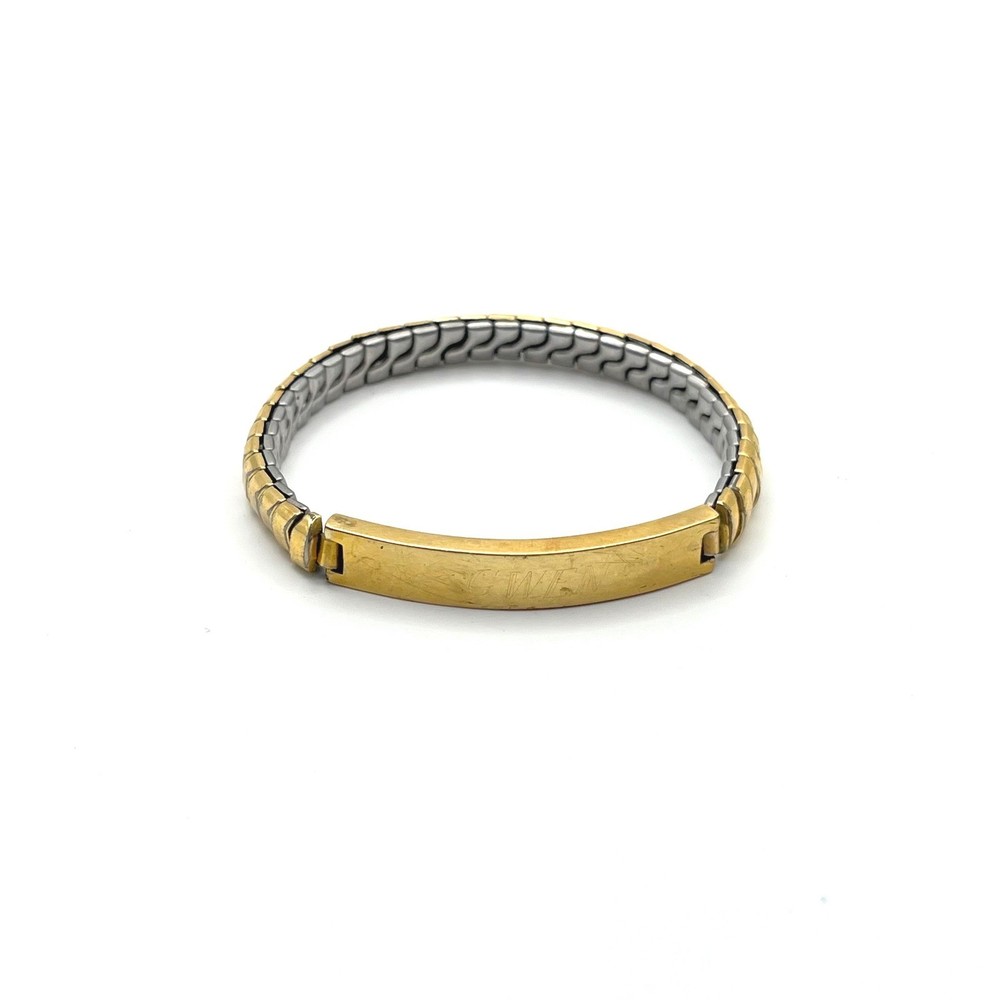Flex-Let Vintage 1/15 12KT Gold Filled Gwen Engraved ID Expansion Bracelet