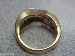 BEAUTIFUL 1.50ctw ESTATE DIAMOND RING SIZE 3 MAKE OFFER