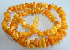 33gr RUSSIAN SOVIET BALTIC AMBER BEAD NECKLACE 琥珀 BRACELET STONE PENDANT EARRING