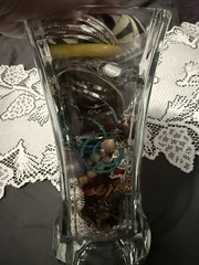 5+lbs Mystery estate jewelry Jar Untested Wearable Vintage Modern 50 pieces