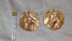 Vintage Yves Saint Laurent Rive Gauche Clip-On Earrings from the 1970s