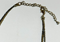 Lot (3) Green & Various Colors Stone Bead Necklaces