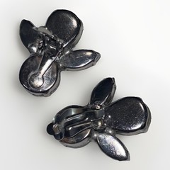 Vintage Watermelon Rhinestone Brooch & Earrings Demi Parure – Juliana Style