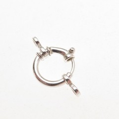 Old Stock 925 Sterling Silver Vintage Bracelet / Necklace Spring Ring Lock Clasp