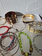 Mixed metal materials lot of 50 bracelets