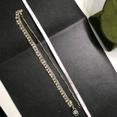 Vintage Antique Indian Sterling Silver Stamped 20″ Necklace 30g