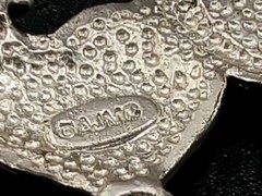 Vintage “Nana Means Love” Rhinestones Enamel Brooch Pin 2″ Mother’s Day Gift