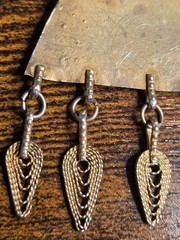 VINTAGE ISRAELI ISRAEL NECKLACE PENDANT BROOCH STER. SILVER .925 HANDMADE