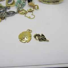Jewelry Vintage Many pieces wearable 5 oz. Ring Earrings Pendants Stick Pin