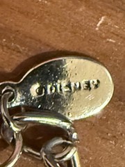 Vintage Disney Characters Silver Toned Charm Bracelet Mickey Minnie Pluto Donald