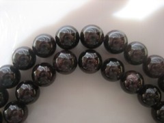 DESIGNER SIGNED BBJ 20″ 9MM BEADED 20″ NECKLACE