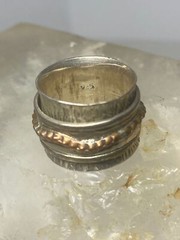 Spinner band ring stackers band sterling silver women girls
