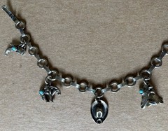Vintage Maisel’s Nickel Silver Western Charm Bracelet – Fred Harvey Era