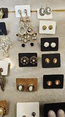 Big Lot Of Beautiful Vintage Earrings , 23 Pair, So Many Cameos And More
