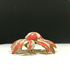 MASSIVE Vtg K.J.L. Kenneth LANE Enamel JELLYFISH Brooch Pendant RARE! SEA R106i